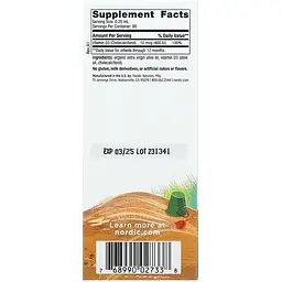 Вітамін D3 для дітей Nordic Naturals Baby's Vitamin D3 10 мкг 400 МО 22.5 мл - мініатюра 3