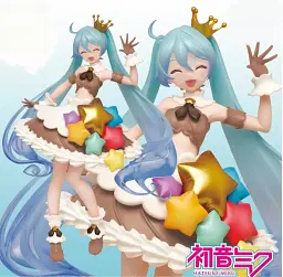 Фігурка Taito Вокалоїд Хацуне Міку Vocaloid Hatsune Miku Birthday limited 18 см T V HM BL - мініатюра 6