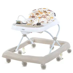 Ходунки дитячі FUN ME 1184 Beige, світлові та звукові ефекти