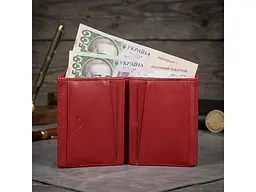 Жіночий гаманець із зернистої шкіри New Contatto 3603 rosso Червоний 8,5x11x2 см TONY PEROTTI acs0032562 - мініатюра 2