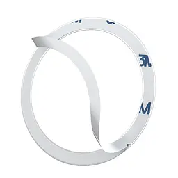 Пластина для MagSafe Baseus Halo Series Magnetic Metal Ring 2pcs/pack PCCH000012 Silver - мініатюра 3
