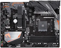 Материнська плата Gigabyte B450 Aorus Elite (B450 Aorus Elite) (Socket AM4, AMD B450, ATX) Б/в