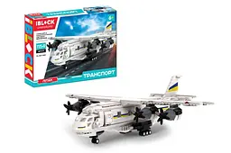 Конструктор PL-921-396, ТРАНСПОРТ Літак, 1154 деталі, інструкція та наклейки в комплекті, коробка 63,5x42,5x9 см IBLOCK