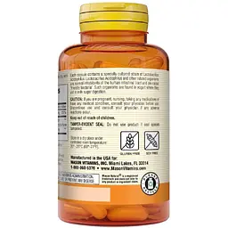 Пробіотик з пектином Mason Natural Probiotic Acidophilus With Pectin 100 капсул - мініатюра 3