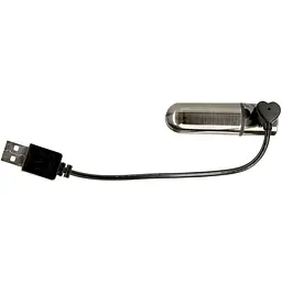 Віброкуля PowerBullet First-Class Bullet 2.5 з Key Chain Pouch, Gun Metal - мініатюра 2