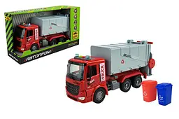 Машина AP9932 "Сміттєвоз", світло, звук, в короб.33.5x19x11.5см АВТОПРОМ