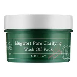 Маска очищаюча з екстрактом полину Mugwort Pore Clarifying Wash Off Pack AXIS-Y 100 мл