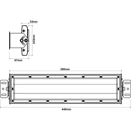 Світлодіодний прожектор Videx HBL02 50W 5000K Black (VL-HBL02-0505B) [174698] - мініатюра 3