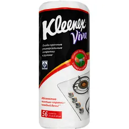 Серветки Kleenex Viva універсальні багаторазові 56 шт.