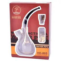 Похідний міні Кальян Hengda HD-805 №3036 Gold (10889) - мініатюра 2