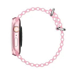 Смарт-годинник W&O X10 Pro 3 46mm 240 mAh, IP67pink - мініатюра 3