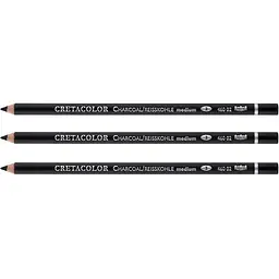 Набір олівців для рисунку Cretacolor Вугільний середній 3 шт. 