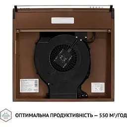 Витяжка пласка Perfelli PL 5144 Dark BR LED - мініатюра 7