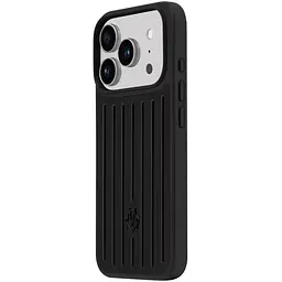 Чохол TPU+Metal Rimowa Style (AAA) для Apple iPhone 17 Pro / 18 Pro (6.3") Black