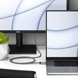 Кабель Satechi USB4 C to C Cable 100W Space Gray 0.8 м (ST-U4C80M) - мініатюра 7