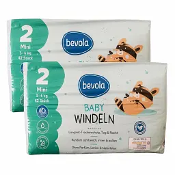 Підгузки Bevola Baby 2 Mini (3-6кг), 84 шт