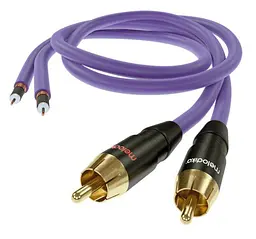 Міжблоковий кабель аналоговий інтерконнетект 2xRCA-2xRCA Melodika MD2R-15 Purple Cable 1.5m
