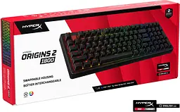 Клавіатура HyperX Alloy Origins 2 1800 103key Red USB-A Hot-Swap EN/UA RGB Black (B4QS4AA) - мініатюра 6