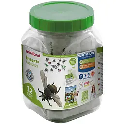 Набір фігурок комах Miniland Insects, 12 шт. (27480) - мініатюра 2