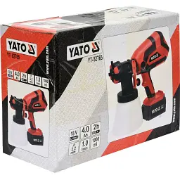Фарбопульт акумуляторний Yato Li-Ion 18В, 4 А/г, 1 л/хв, бачок 1 л (YT-82765) - мініатюра 3