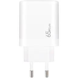 Зарядний пристрій XoKo 1xUSB-C PD65W + 1xUSB QC3.0 GaN white (XK-QC-620) - мініатюра 10