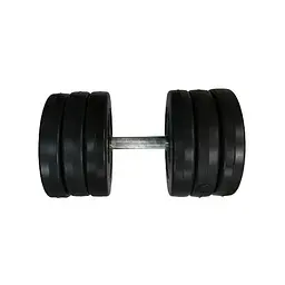 Гантель складальна композитна в пластиковій оболонці Rock Pro-R 16,5 кг NE-PL-R-016