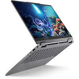 Ноутбук Lenovo Yoga 7 2- в- 1 14ILL10 Intel Core Ultra 7 256 В до 4, 8 ГГц, 14 WUXGA, OLED, сенсорним екраном, 16 ГБ LPDDR5x, 1 ТБ SSD, Intel Arc, Windows 11 Pro, Luna Grey - мініатюра 6