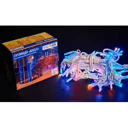 Гірлянда Delux ICICLE flash 108LED 2 х 1 м мульти / білий IP44 EN (90012949) - мініатюра 2