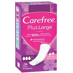 Щоденні прокладки Carefree Plus Large 36 шт. (3574661604787/3574661487540)