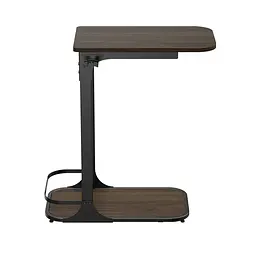 Приставний столик OfficePro Dark Wood Black із тримачем для гарнітури (SD137DW)