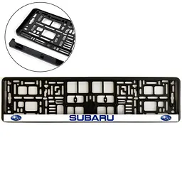 Рамка номера для Subaru Тип 3 Морозостійка Кольоровий Логотип (Avtovin)