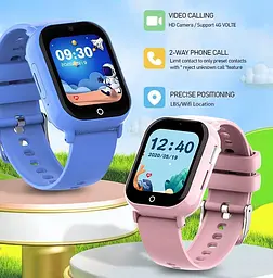 Дитячий смарт годинник Lemfo M05 4G з GPS трекером, відеодзвінками, SIM-картою, камерою, прослуховуванням, кнопкою SOS та геозоною для дітей Синій - мініатюра 5