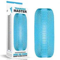 Мастурбатор Training Master Double Side Stroker (синій)