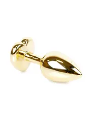 Анальна пробка Jawellery Gold Heart PLUG Green Boss Series 64-00042 98262 - мініатюра 3