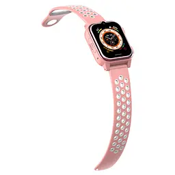 Смарт годинник-телефон дитячі Wonlex CT21 з відеодзвінком WI-FI GPS SIM-карта Pink (18556) - мініатюра 3
