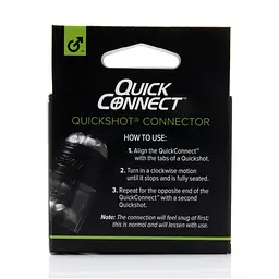 Адаптер Fleshlight Quickshot Quick Connect для з'єднання двох квікшотів в одну іграшку - мініатюра 4