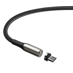 Кабель Baseus Zinc Magnetic Cable USB для Micro USB 1.5A 2m Black (CAMXC-I01) - мініатюра 5