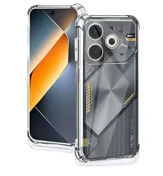 Панель BeCover Anti-Shock для Tecno POVA 6 Neo (LI6) Clear (712785) - мініатюра 2