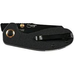 Ніж CJRB Maileah Large Black Blade Black - мініатюра 4