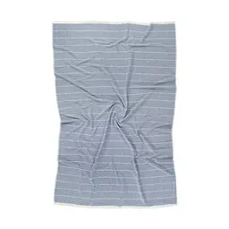 Плед-накидка Barine - Gleam denim синій 120x165
