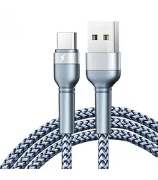 Кабель Remax Jany Series USB to Type-C Silver (RC-124A)