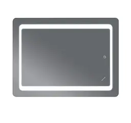 Дзеркало Mixxus TWEE MR09-80x60-REVERSE з LED Touch, Anti-fog, димером, регулюванням яскравості (MI6660) - мініатюра 3