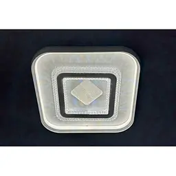 Люстра LED стельова Linisoln 12552-30 метал, акрил, 3000K/4000K/6000K, 50Вт, 7-10 кв. м, висота 7 см, ширина 30 см - мініатюра 4