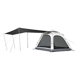 Намет Naturehike Ango CNK2550WS010 L тримісний автоматичний із тентом сірий