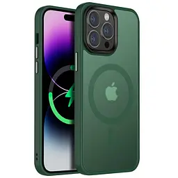 Чохол Ummi Colorful with MagSafe для Apple iPhone 13 Pro (6.1) Зелений / Dark Green