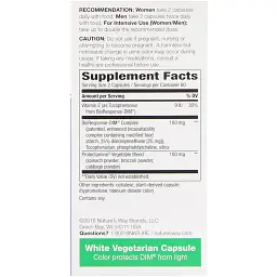 Трави Nature's Way Метаболізм естрогенів, DIM-plus, Estrogen Metabolism, 120 ка (NWY-14850) - миниатюра 2