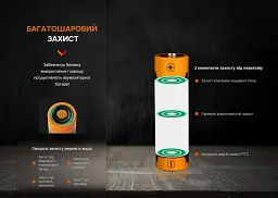 Аккумулятор Fenix Li-ion 1050 мАч 50,5х14,6 мм Сталь - миниатюра 11