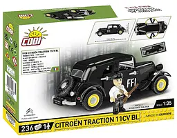 Конструктор COBI автомобіль Citroen Traction 11CV BL 1:35 2266 - мініатюра 6