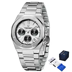 Чоловічий наручний годинник PD-1707 Silver-Silver Pagani Design acs0031119