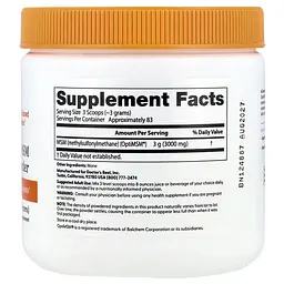 MSM (Сірка) MSM Powder with OptiMSM 250 g Doctor's Best vit0006629 - мініатюра 2
